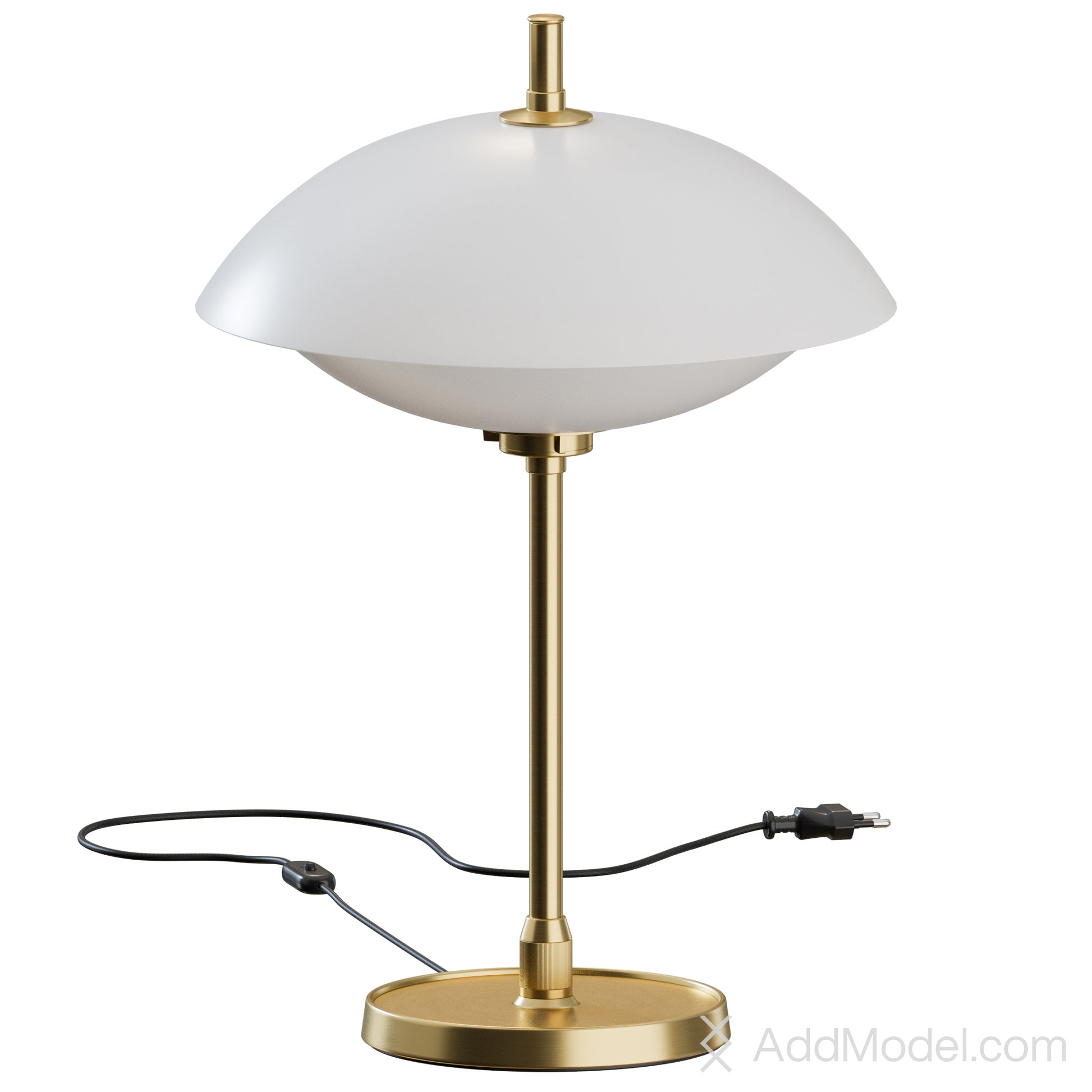 Clam Table Lamp By Fritz Hansen 3D Model