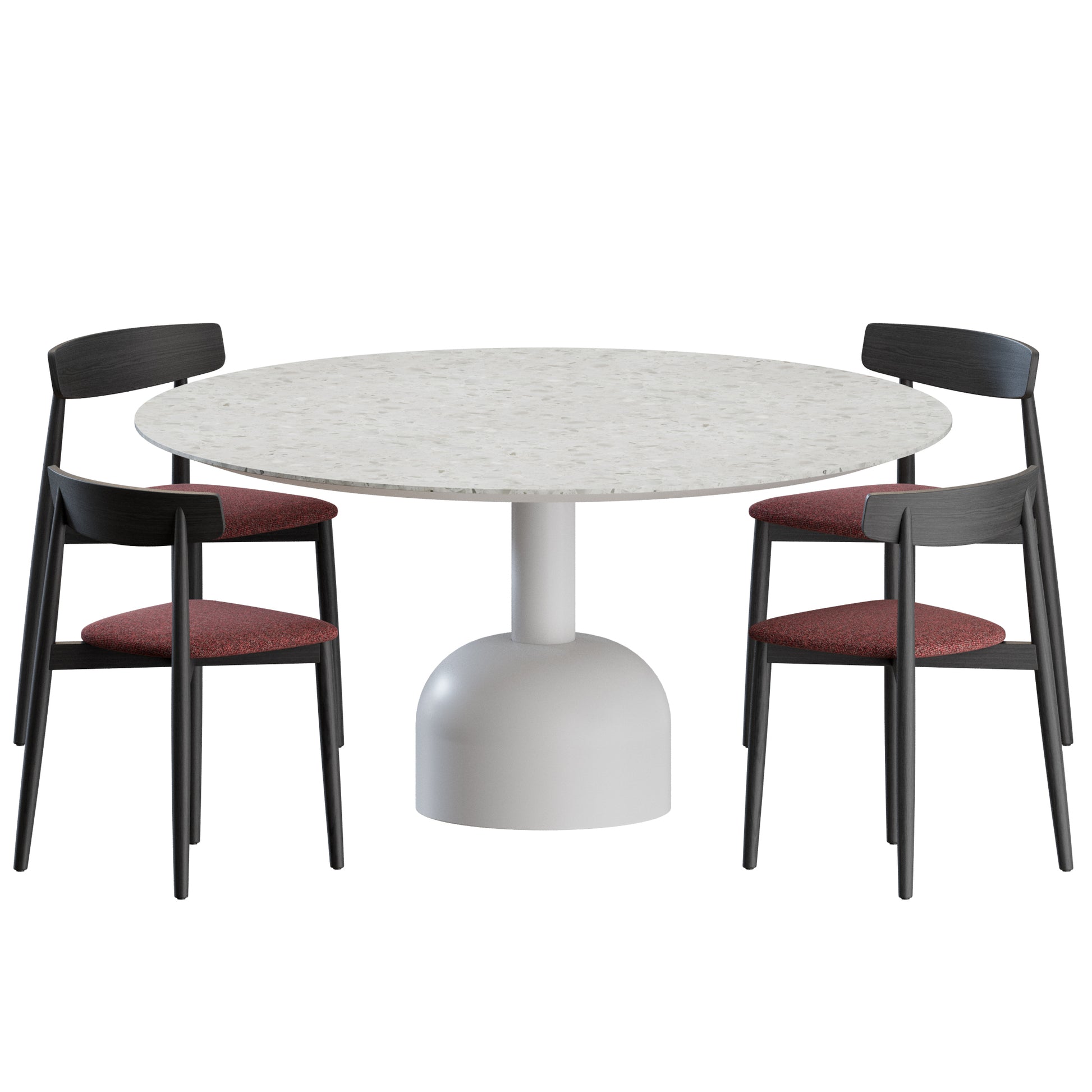 Claretta Chair Illo Table by Miniforms 3D Model