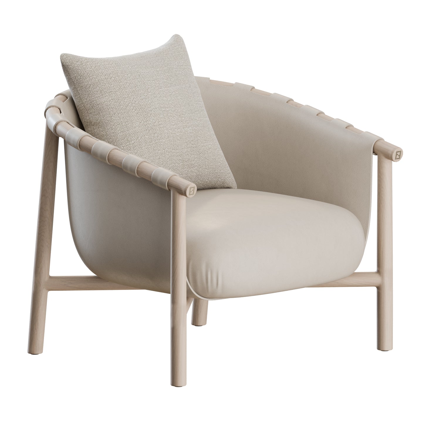 Cleo Armchair by Fendi Casa 3D Model