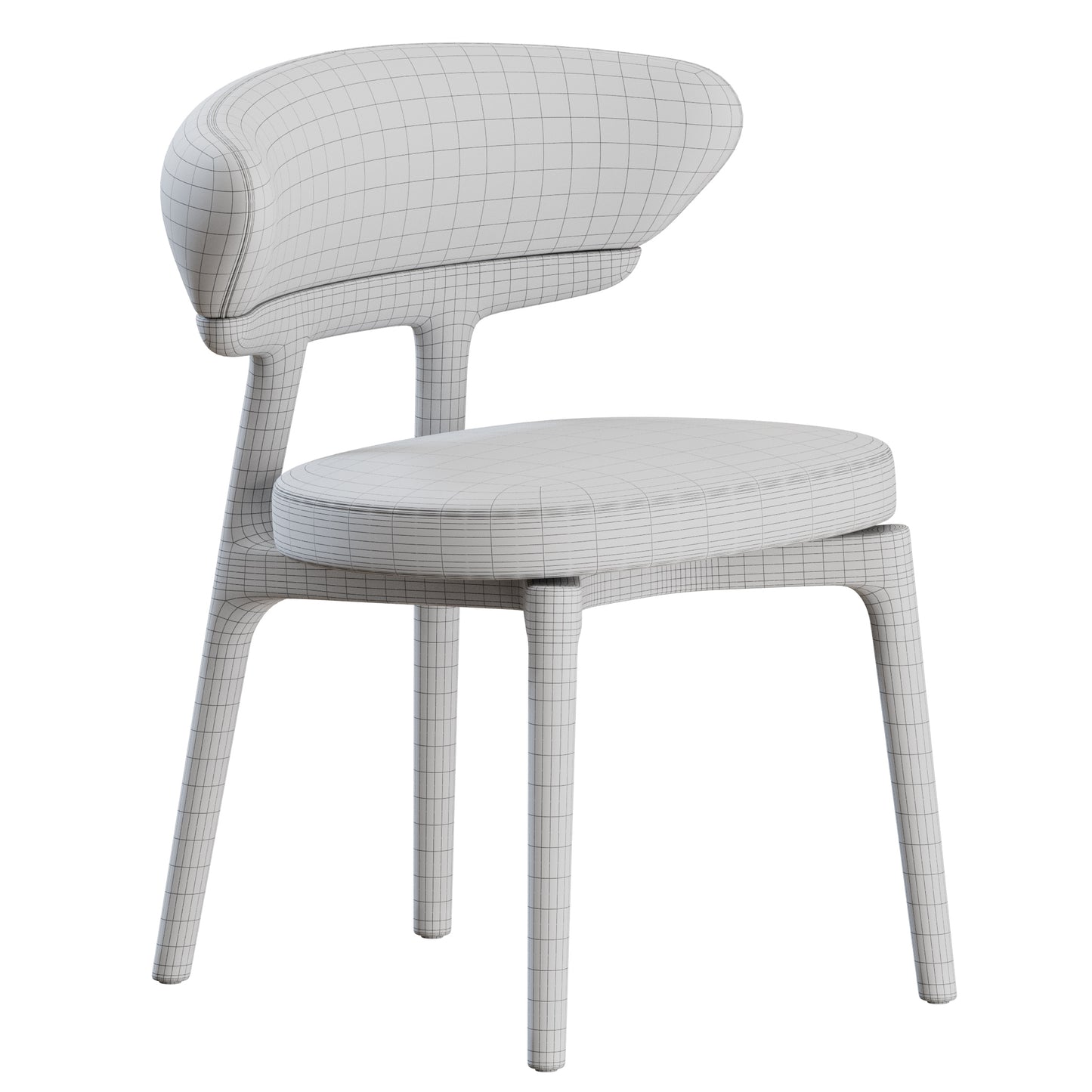 Clotilde Chair by Baxter 3D Model
