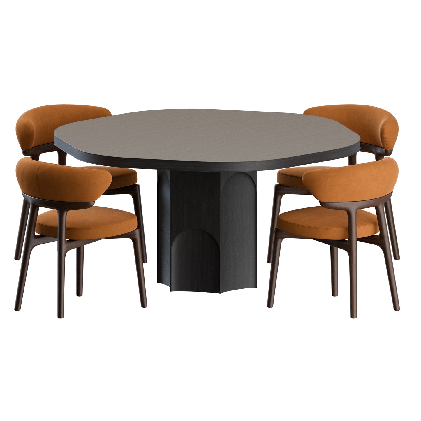 Clotilde Chair Grace Table by Baxter 3D Model