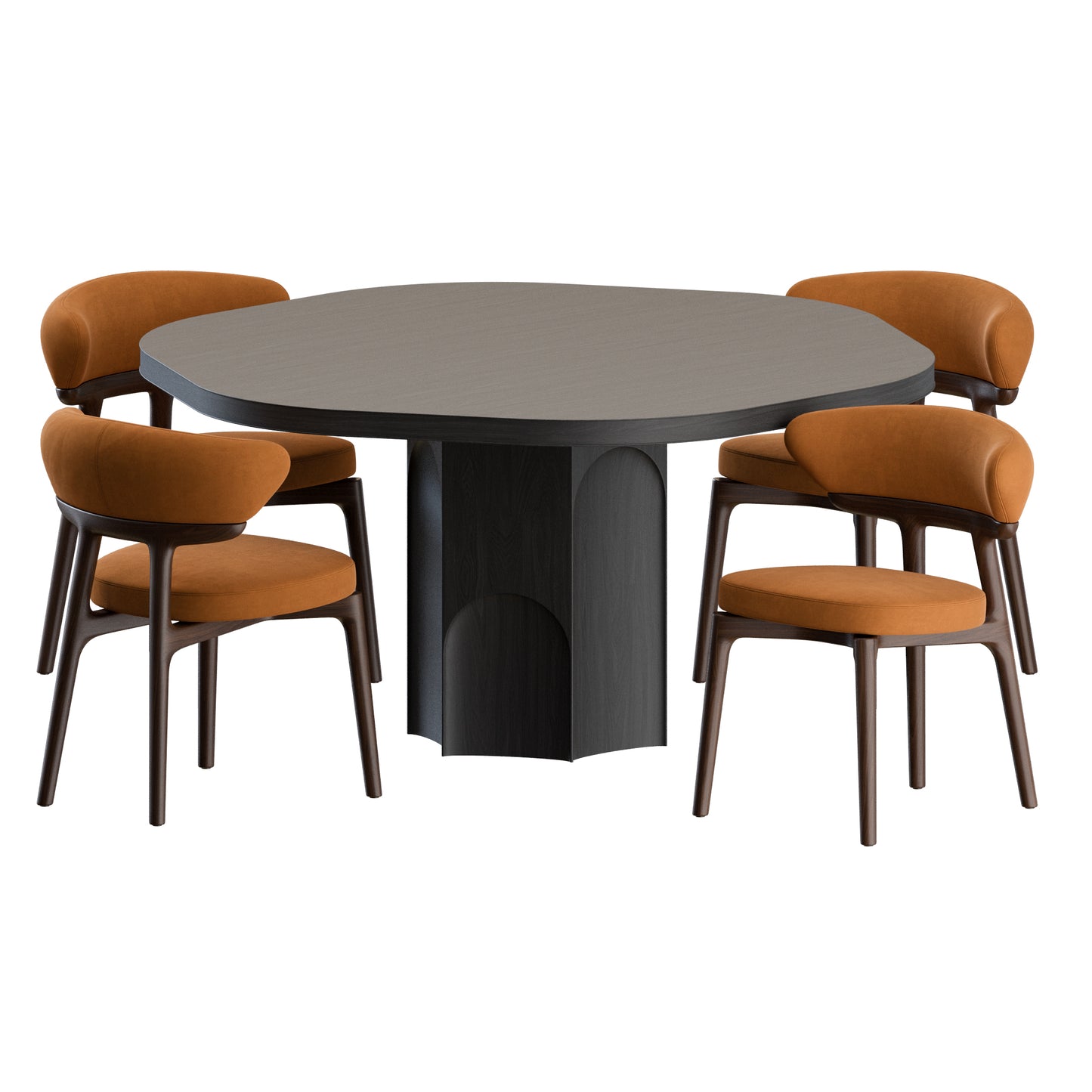 Clotilde Chair Grace Table by Baxter 3D Model