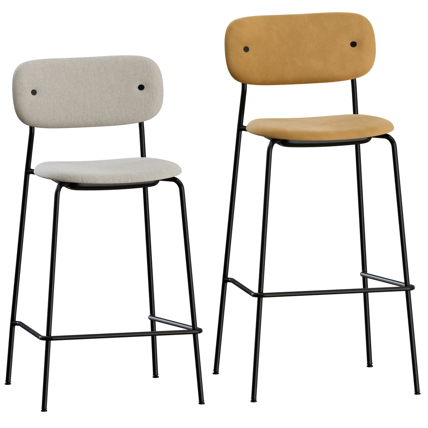 Co Bar Chair Fully Upholstered Audo Copenhagen 3D Model