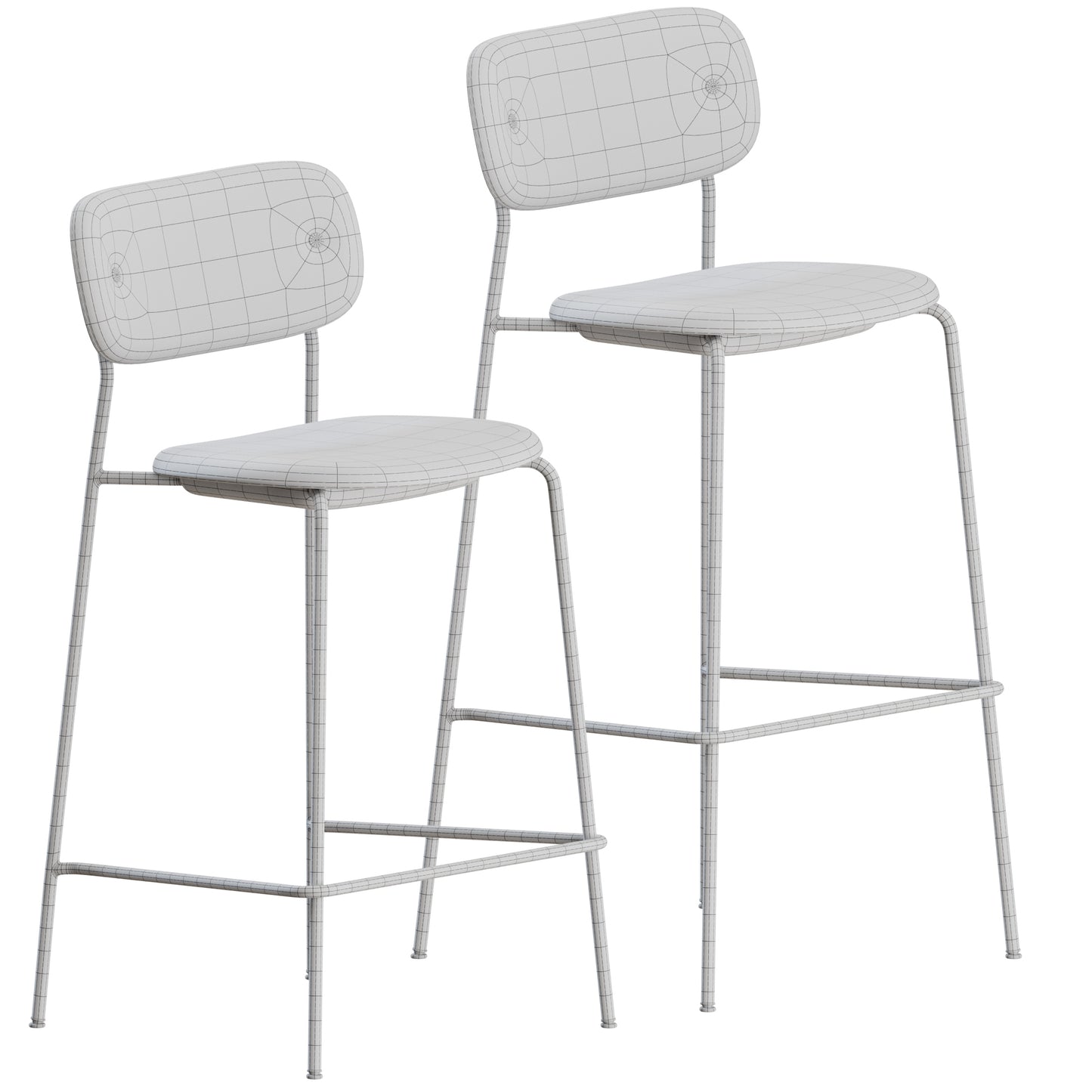Co Bar Chair Fully Upholstered Audo Copenhagen 3D Model
