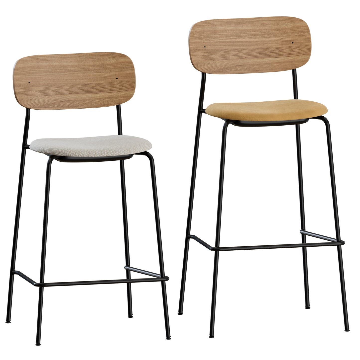 Co Bar Chair Seat Upholstered By Audo Copenhagen 3D Model