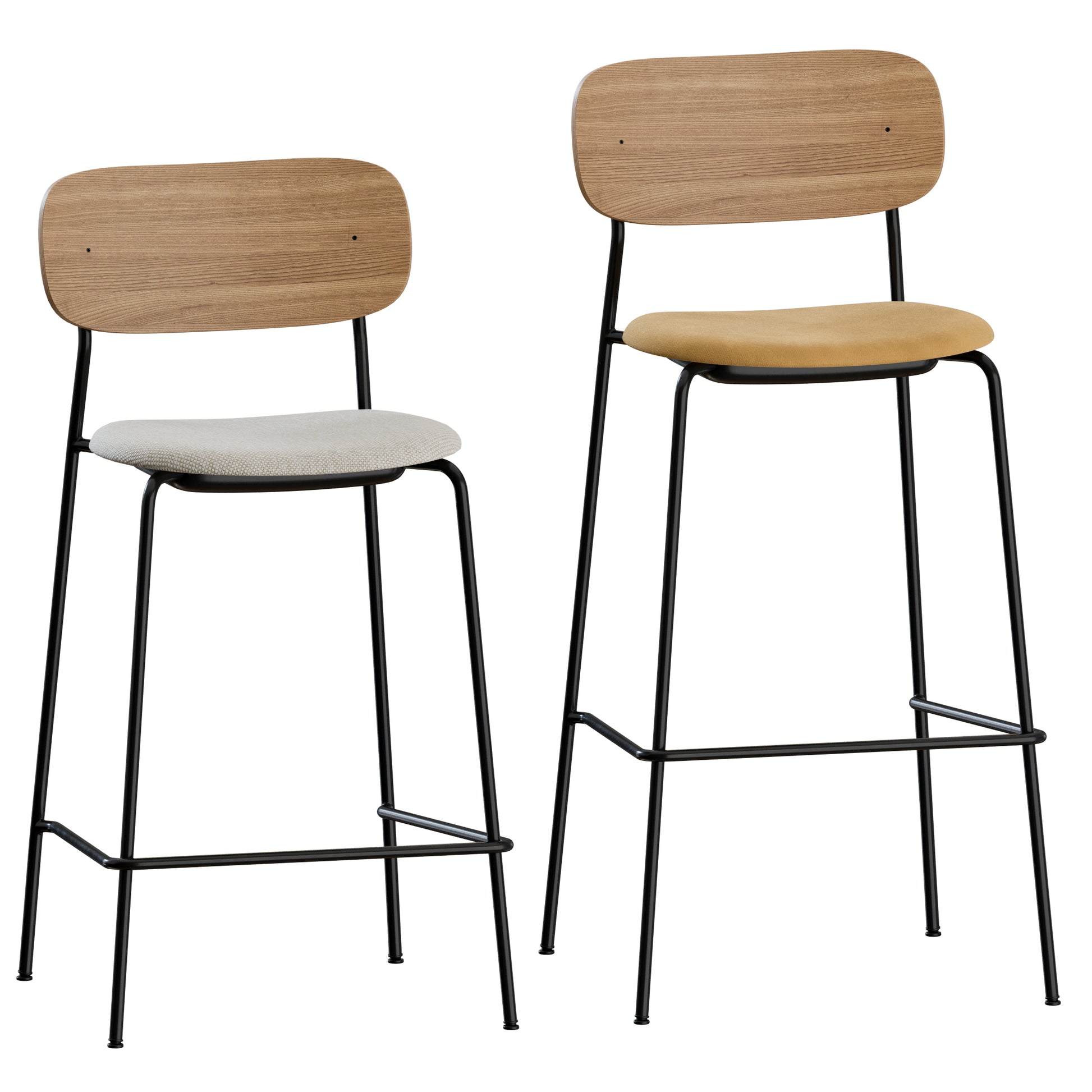 Co Bar Chair Seat Upholstered By Audo Copenhagen 3D Model