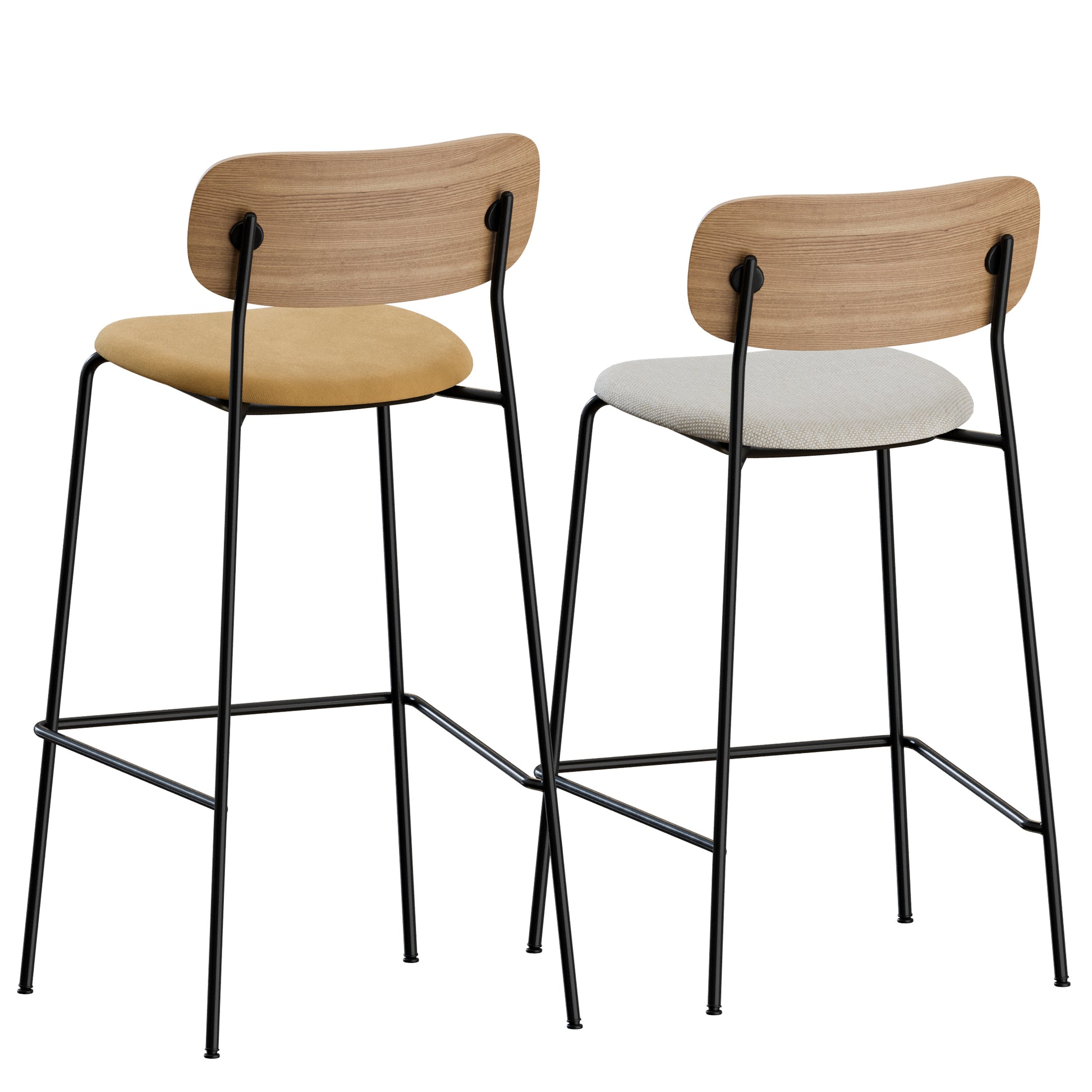 Co Bar Chair Seat Upholstered By Audo Copenhagen 3D Model