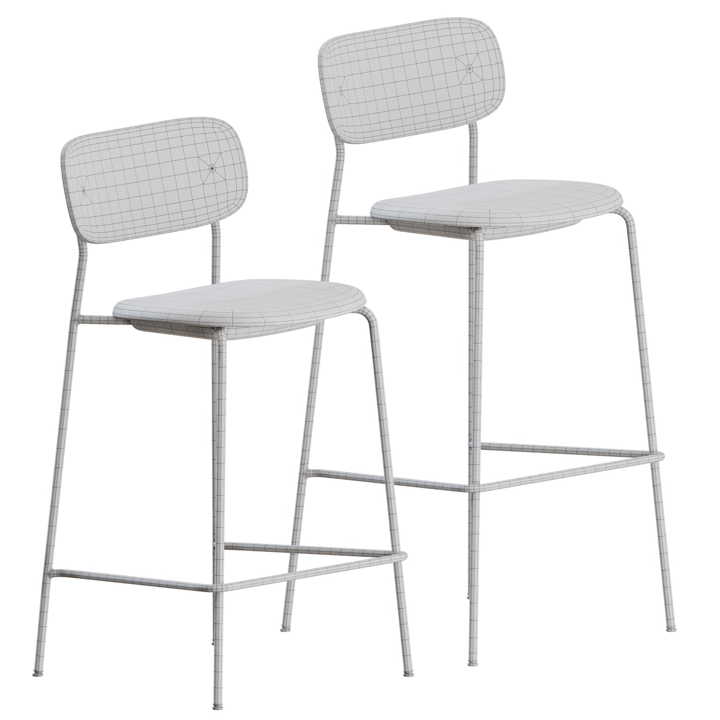 Co Bar Chair Seat Upholstered By Audo Copenhagen 3D Model