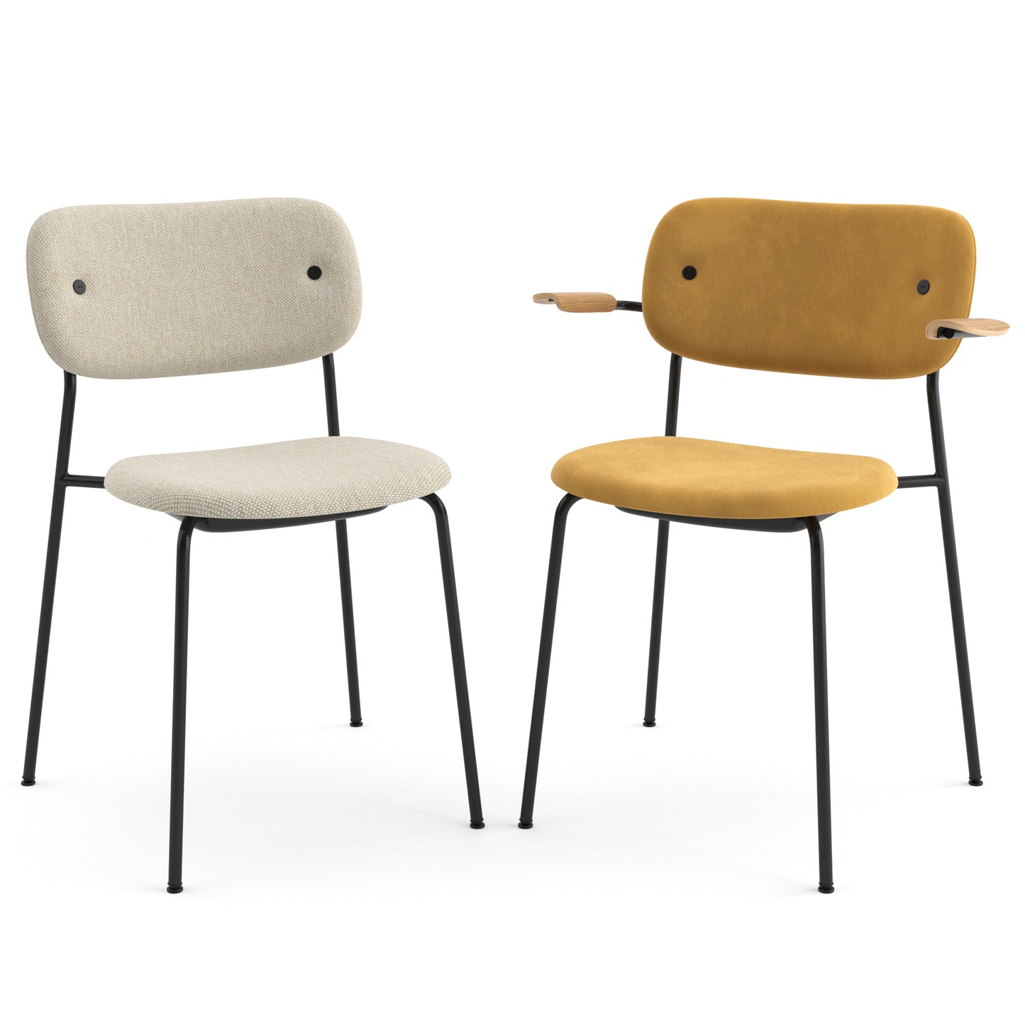 Co Chair Fully Upholstered Black By Audo Copenhagen 3D Model