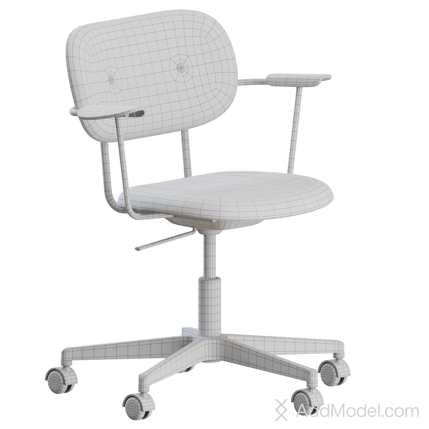 Co Task Chair Armrest By Audo Copenhagen 3D Model
