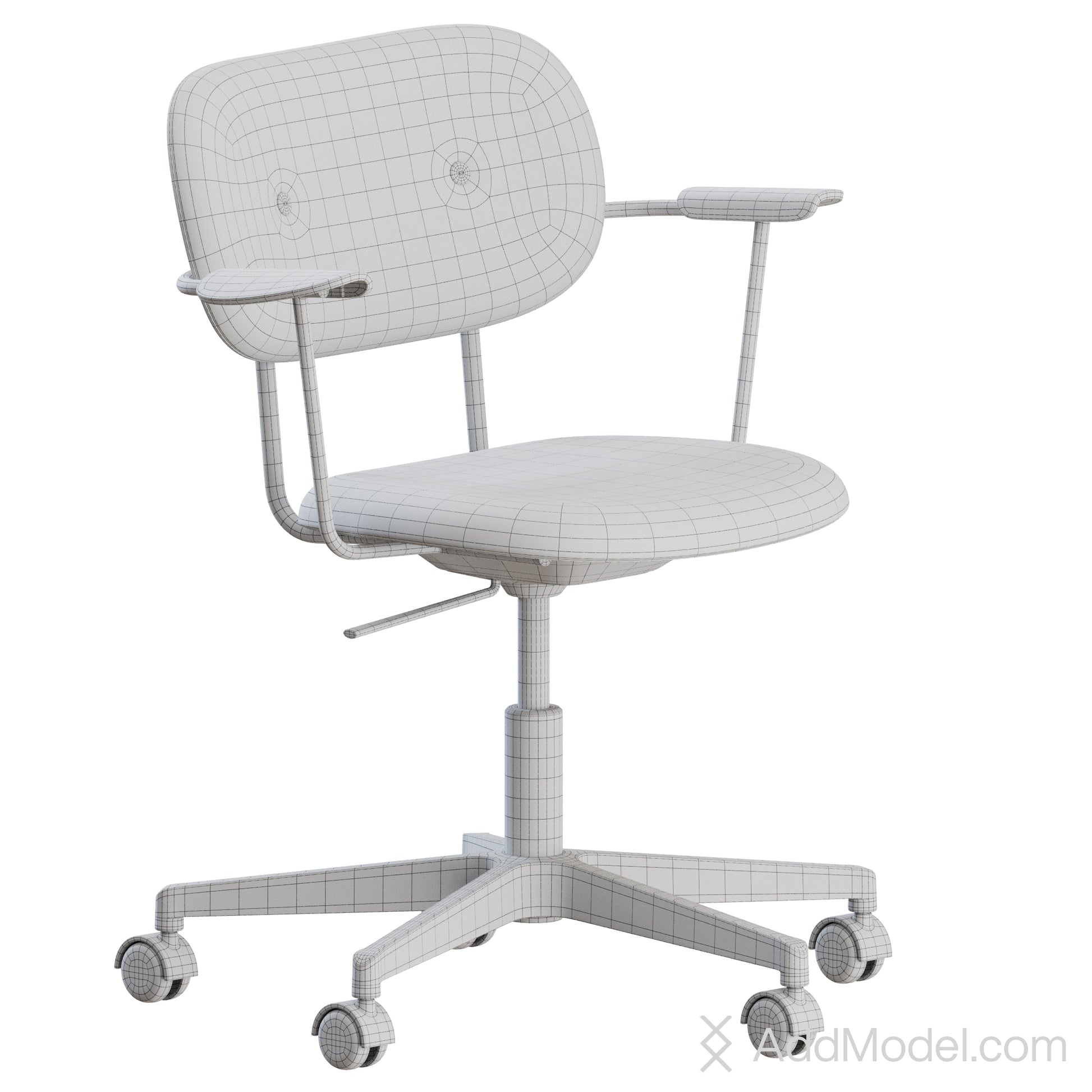 Co Task Chair Armrest By Audo Copenhagen 3D Model