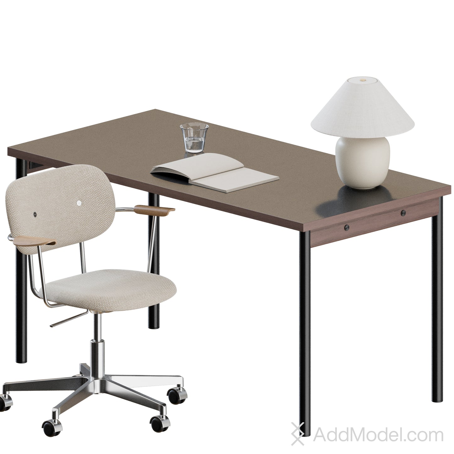 Co Task Chair Armrest Set By Audo Copenhagen 3D Model