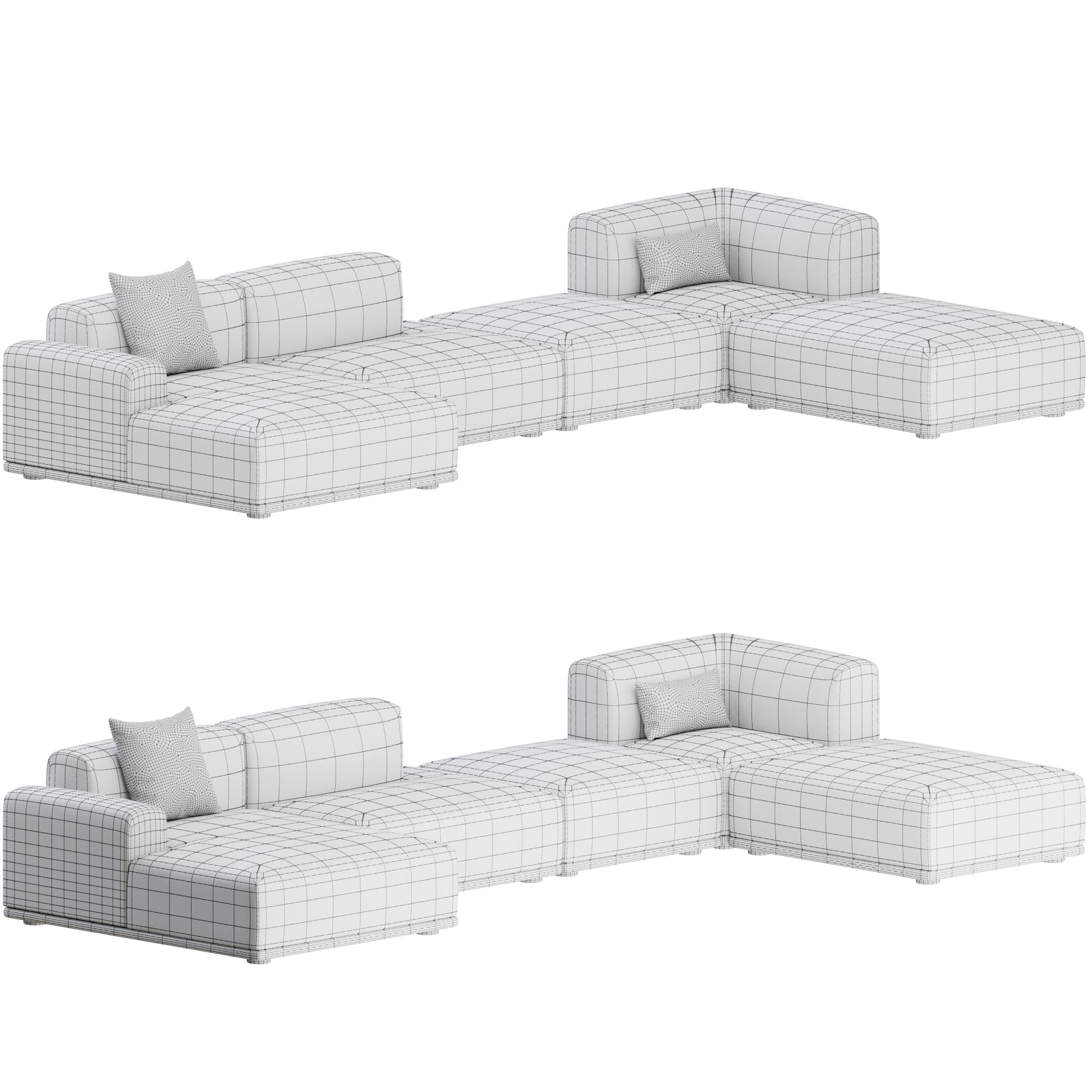 Connect Corner Sofa 02 By Muuto 3D Model