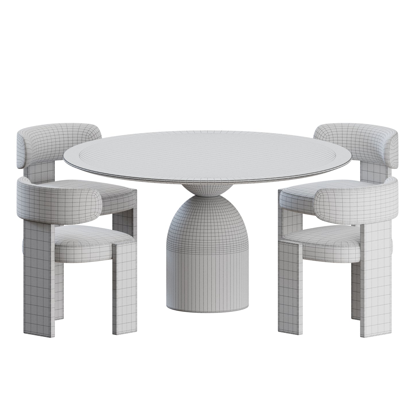 Core Dining Set by Collector Group 3D Model