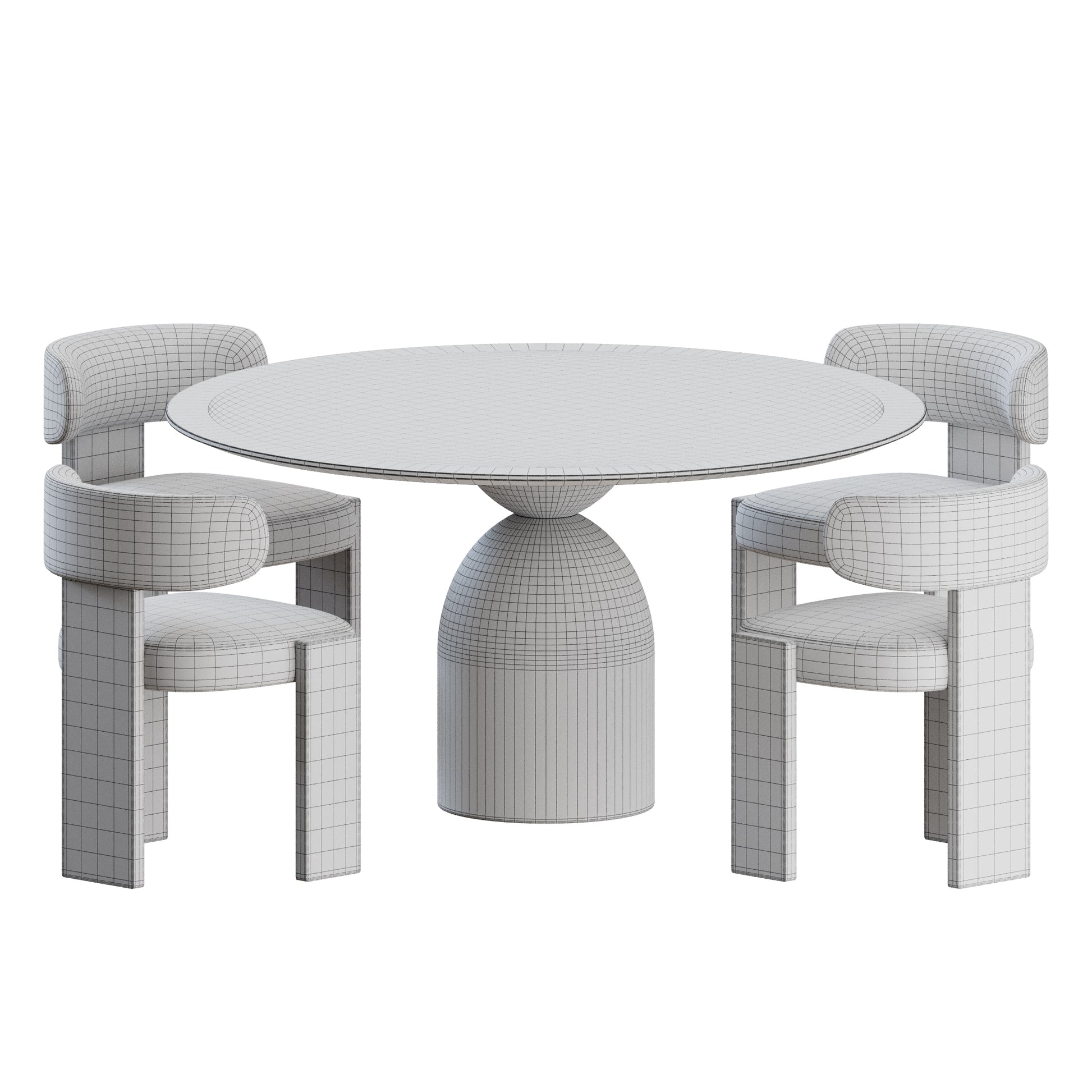 Core Dining Set by Collector Group 3D Model