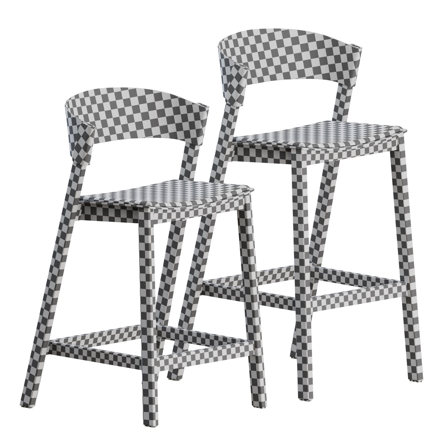 Cover Counter Stools By Muuto 3D Model
