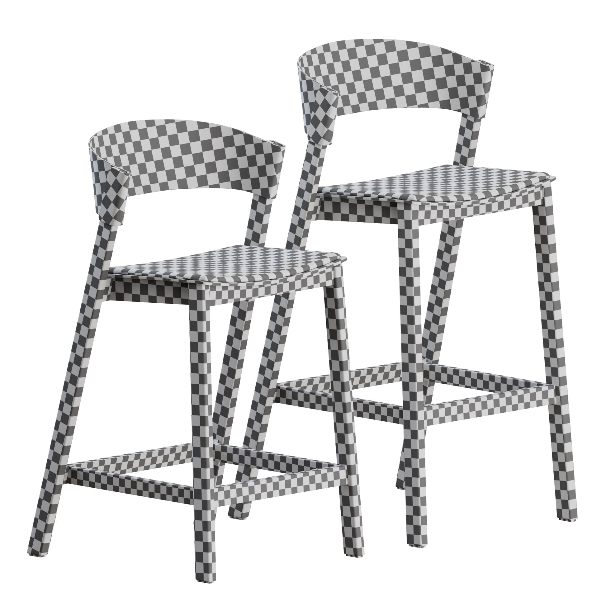 Cover Counter Stools By Muuto 3D Model