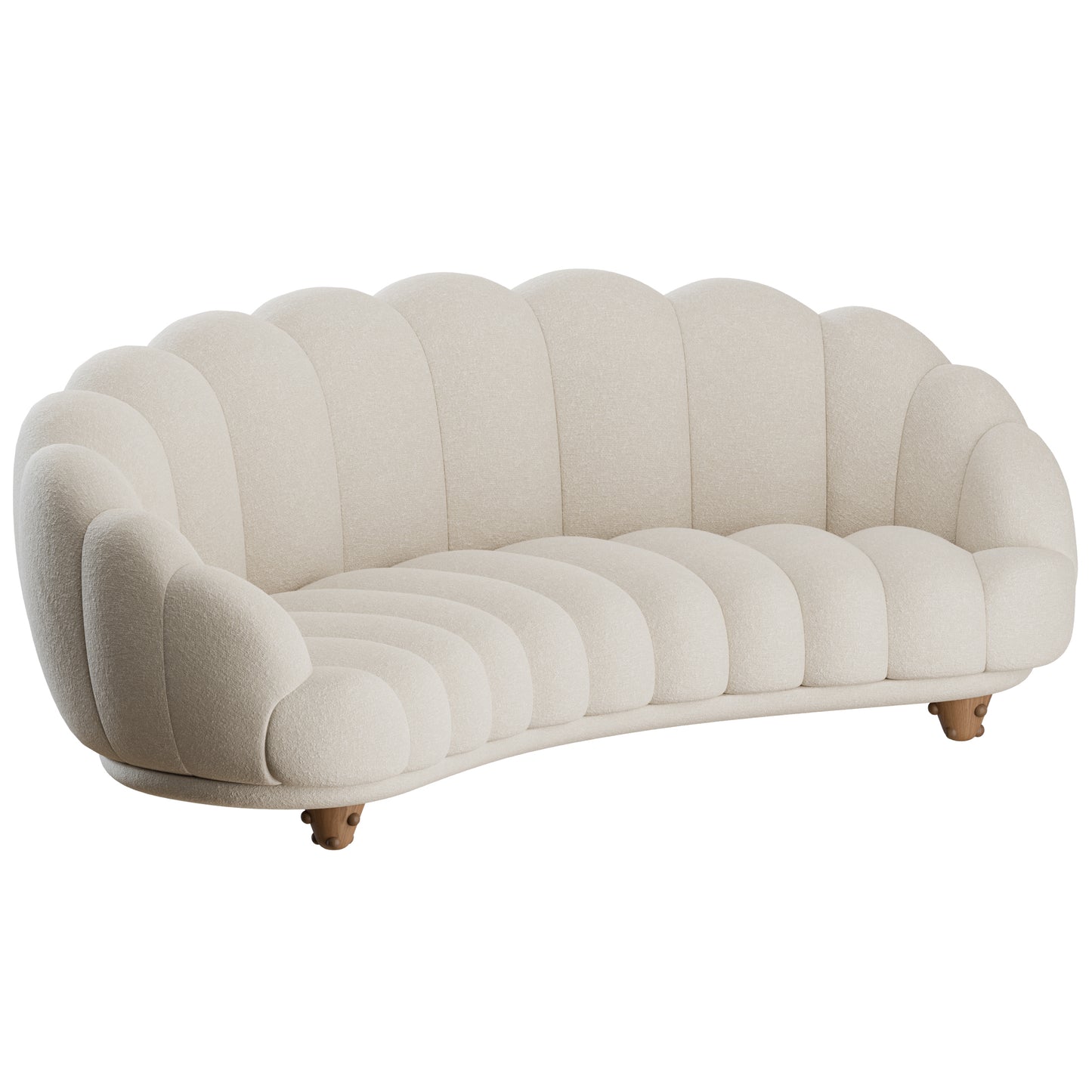 Croissant Crescent Sofa by Bryan O Sullivan 3D Model
