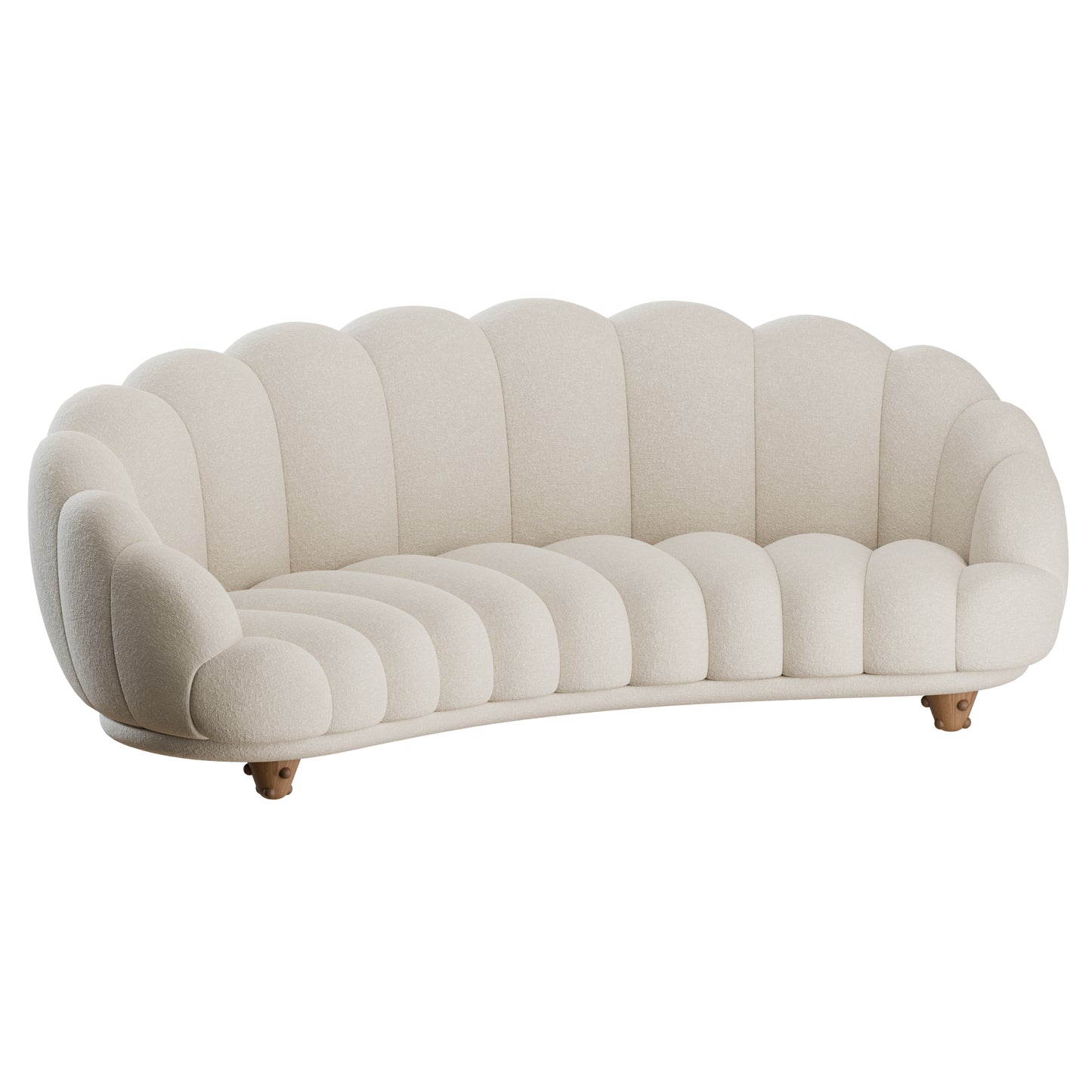 Croissant Crescent Sofa by Bryan O Sullivan 3D Model