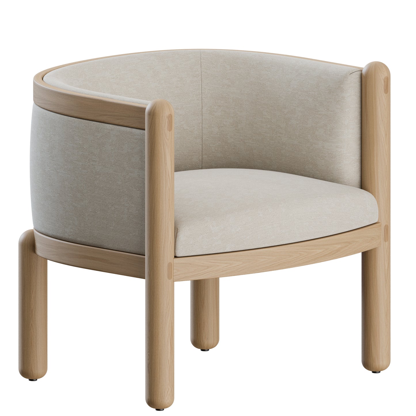 Crosby Lounge Chair by Kelly Wearstler 3D Model