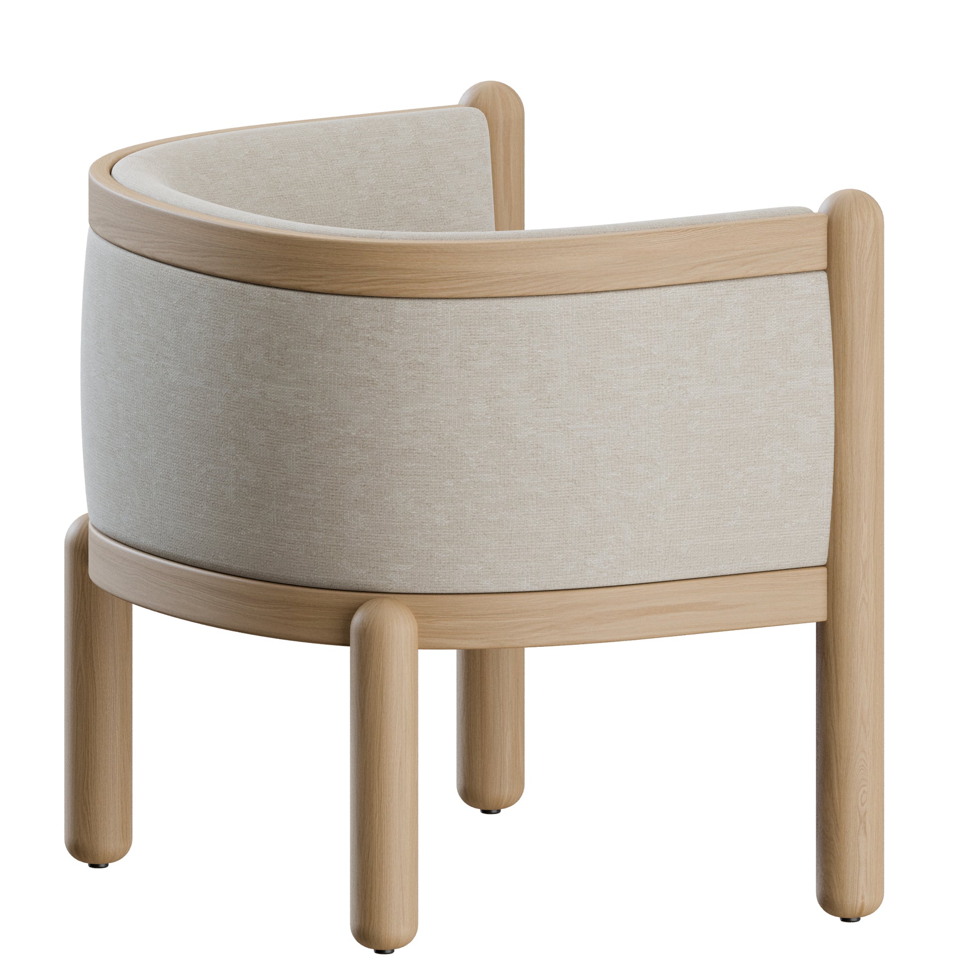 Crosby Lounge Chair by Kelly Wearstler 3D Model