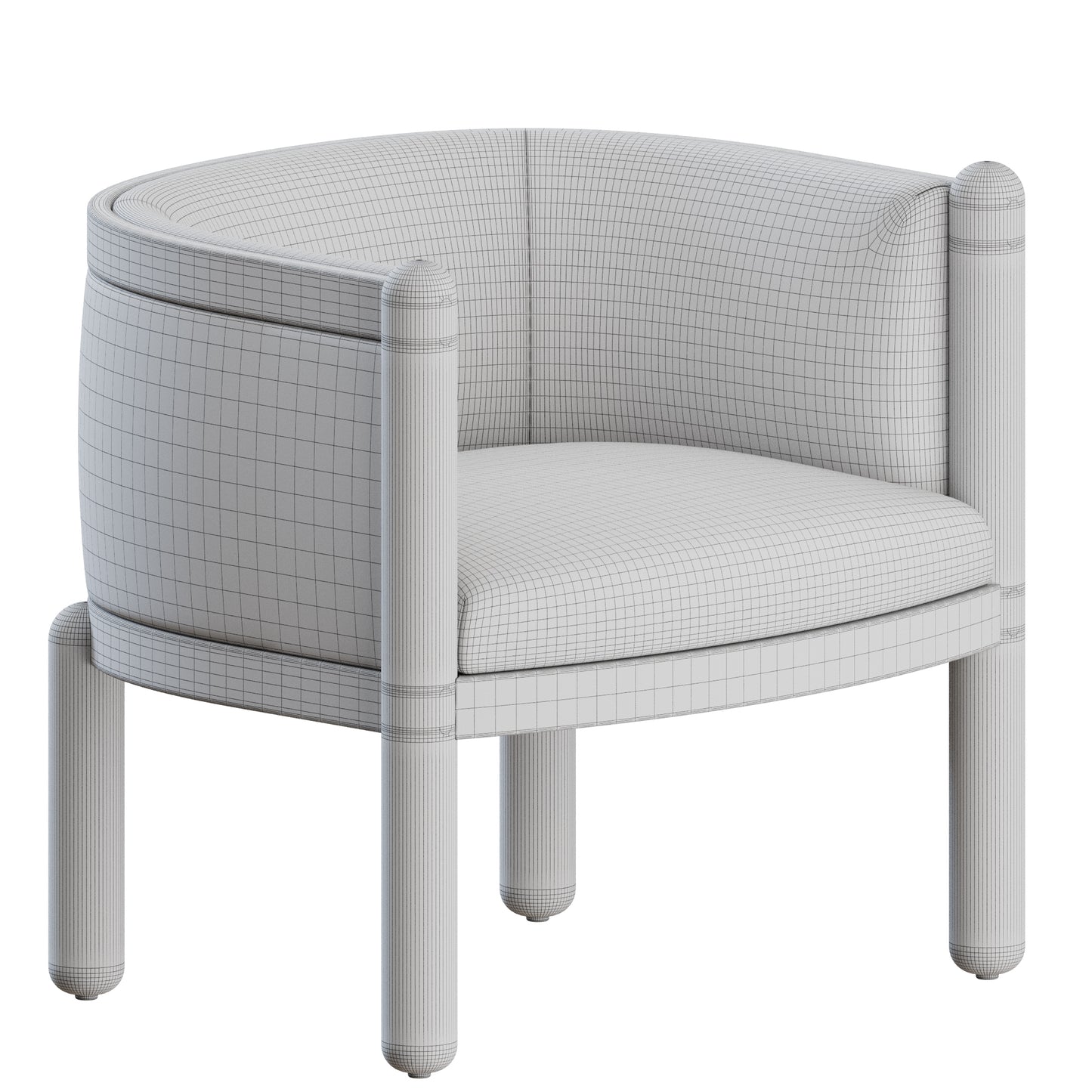 Crosby Lounge Chair by Kelly Wearstler 3D Model