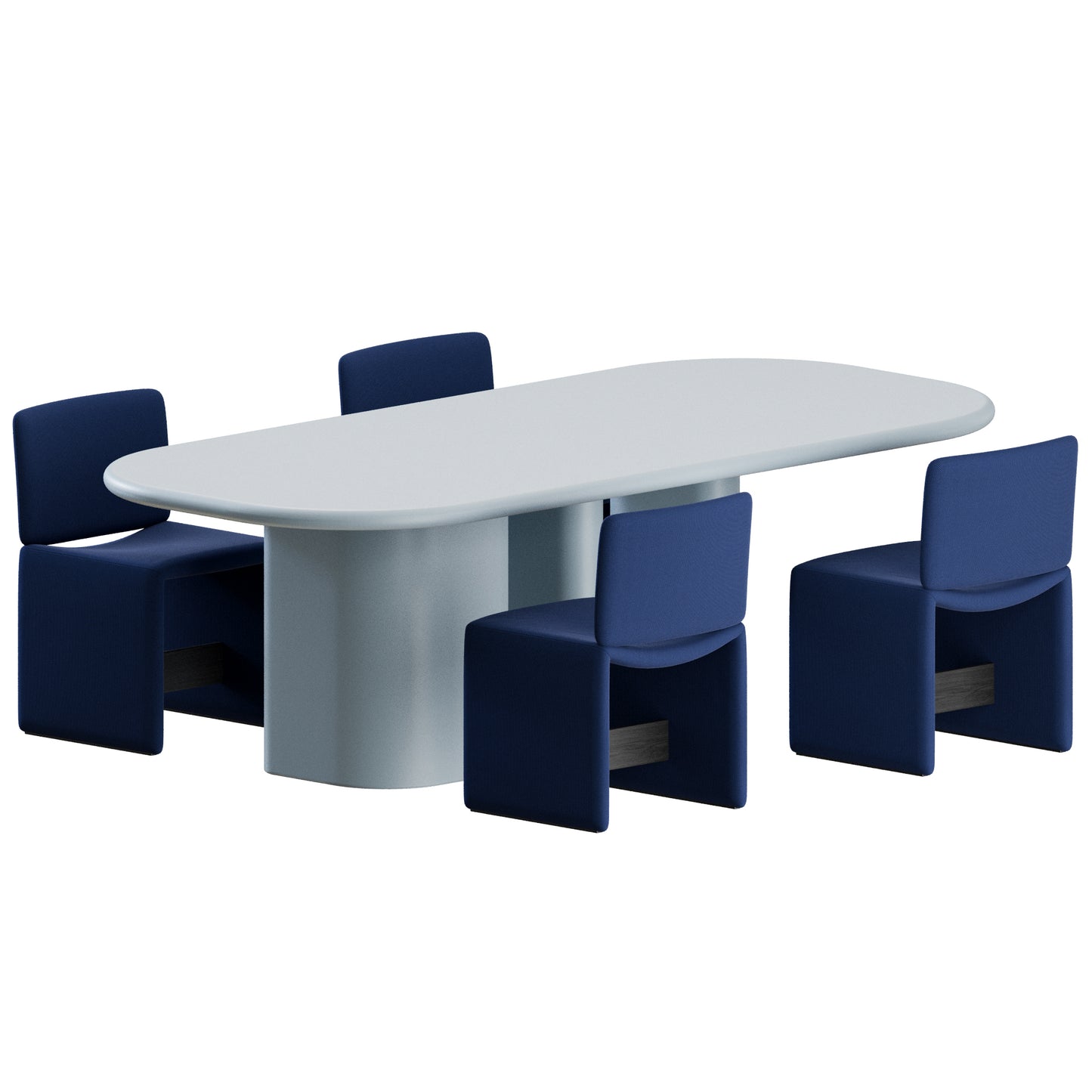 Cubola Chair Bonbon Table by Miniforms 3D Model