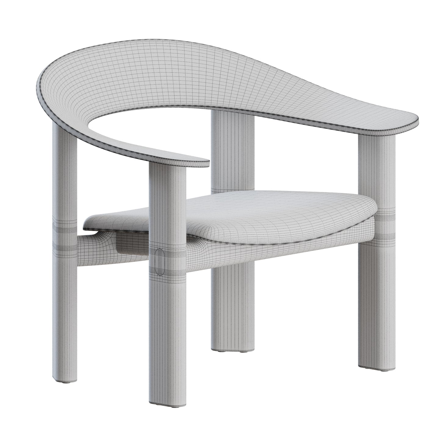 Curve Armchair by Allermuir 3D Model