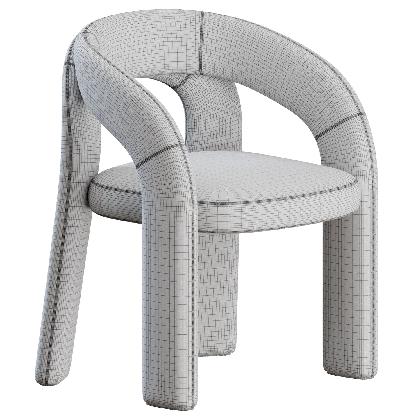 Dada Armchair by Giulio Marelli 3D Model