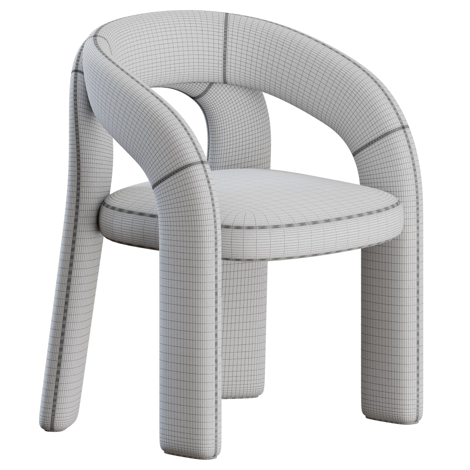 Dada Armchair by Giulio Marelli 3D Model