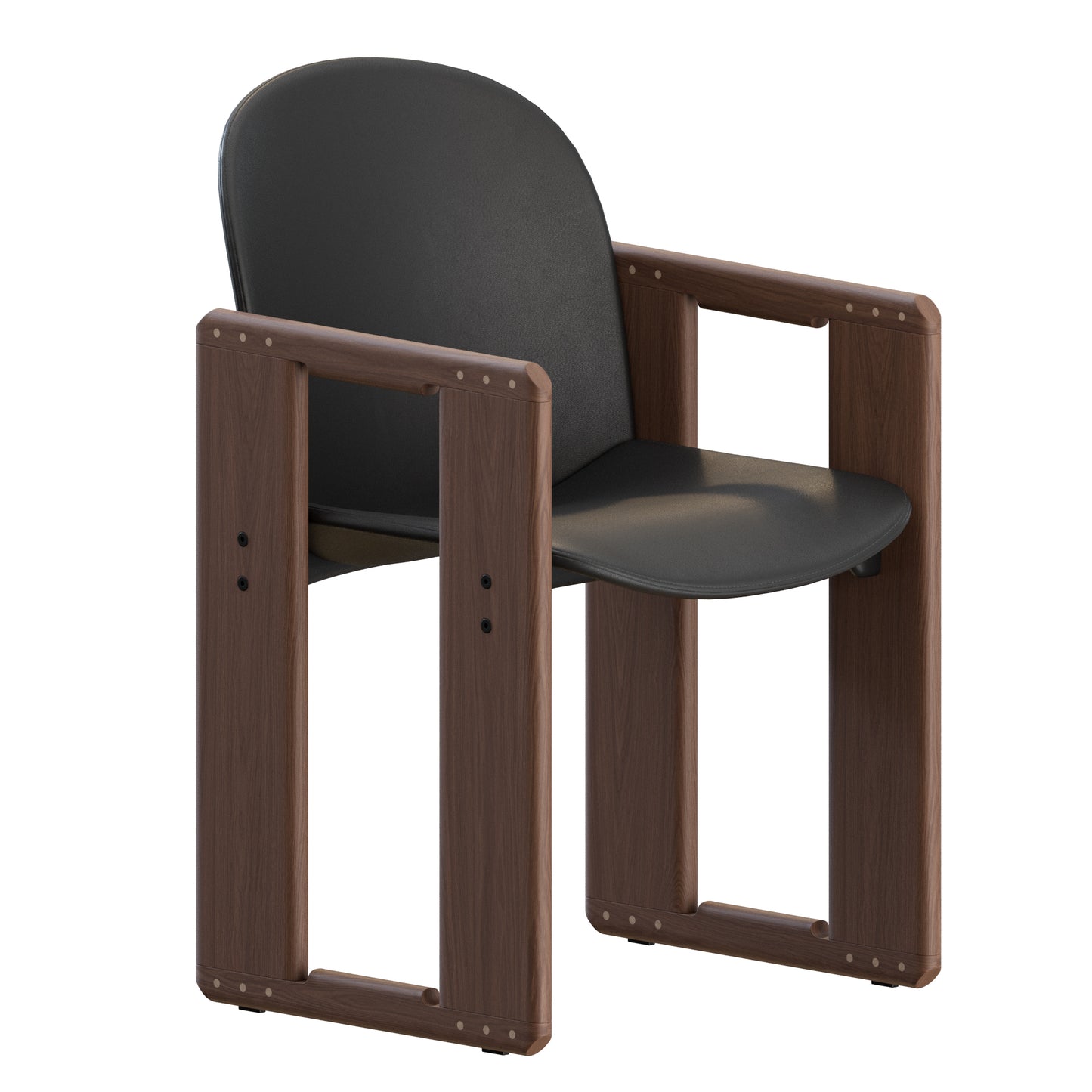 Dialogo Chair With Arm by Tobia Scarpa 3D Model