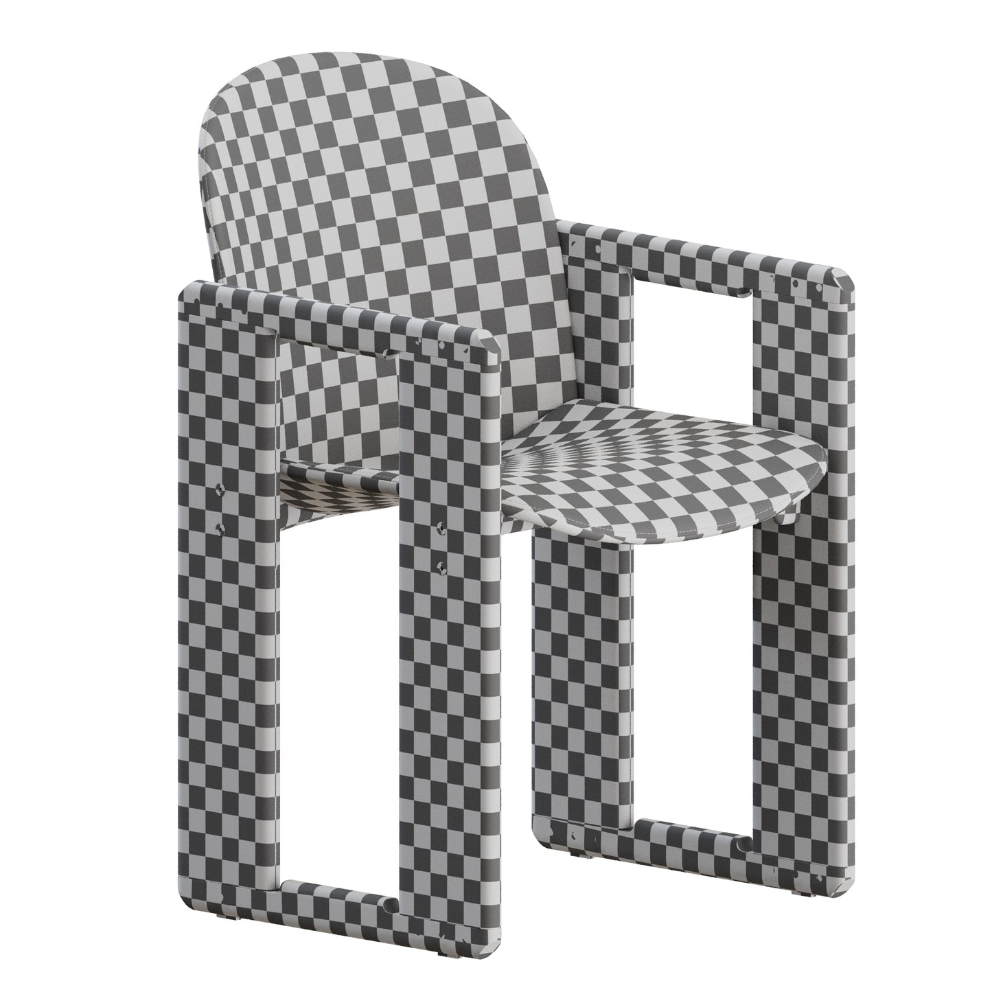 Dialogo Chair With Arm by Tobia Scarpa 3D Model