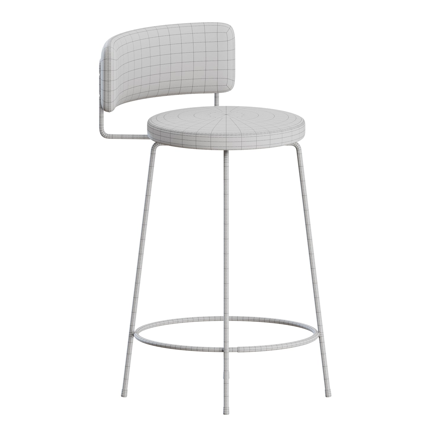 Diiva Swivel Stool by Grazia and Co 3D Model