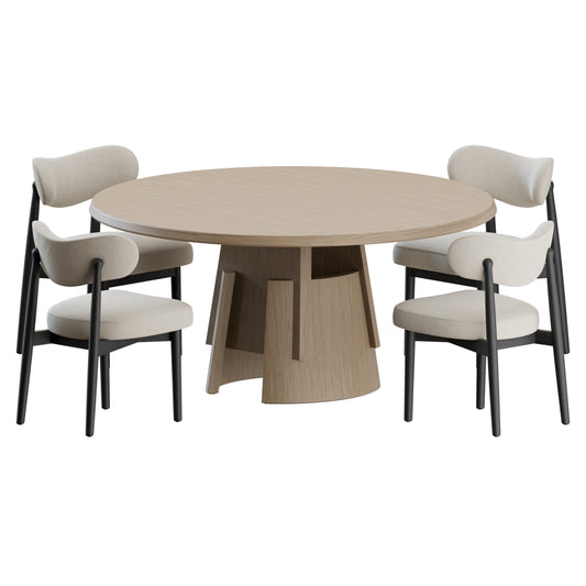 Dining Set by Man of Parts 3D Model