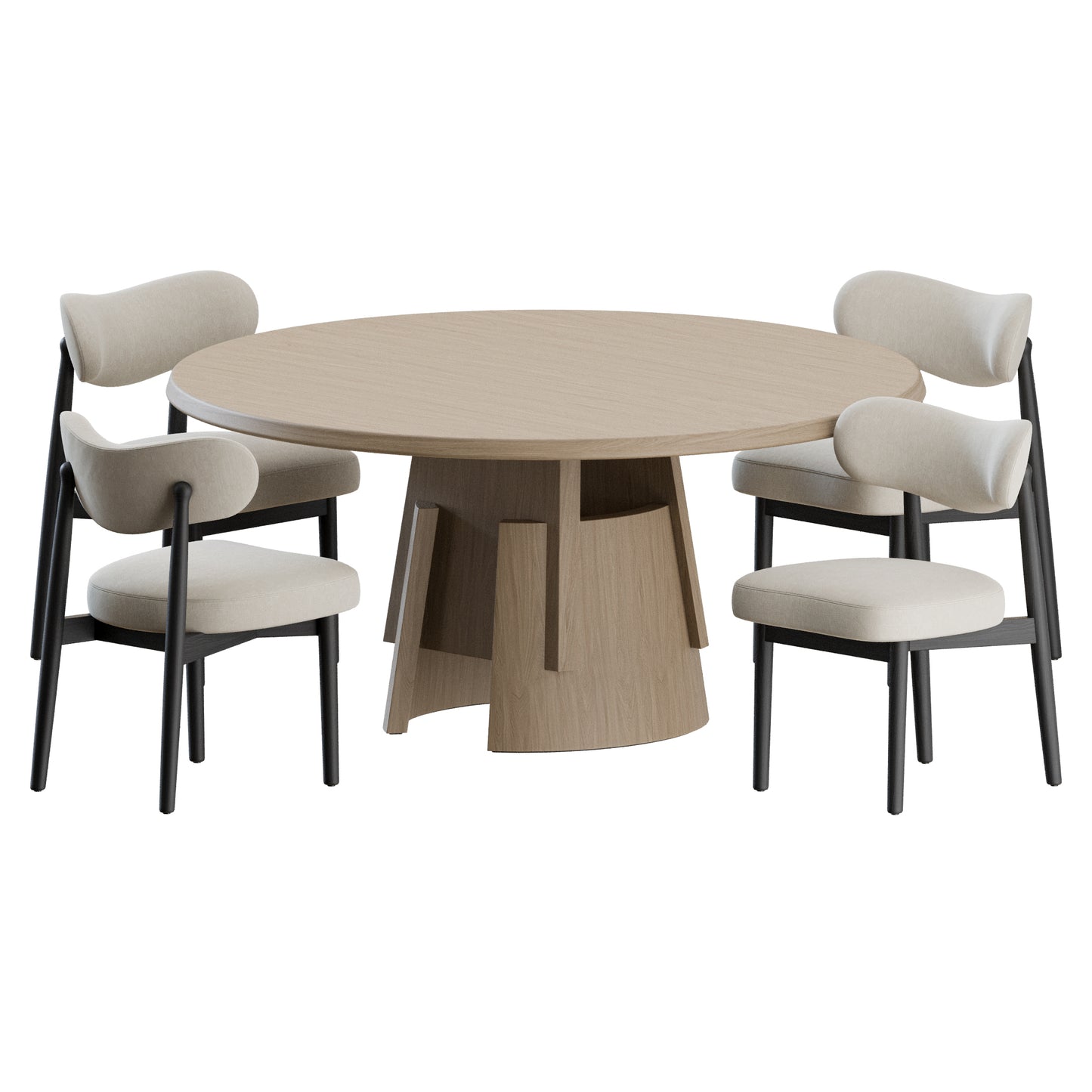 Dining Set by Man of Parts 3D Model