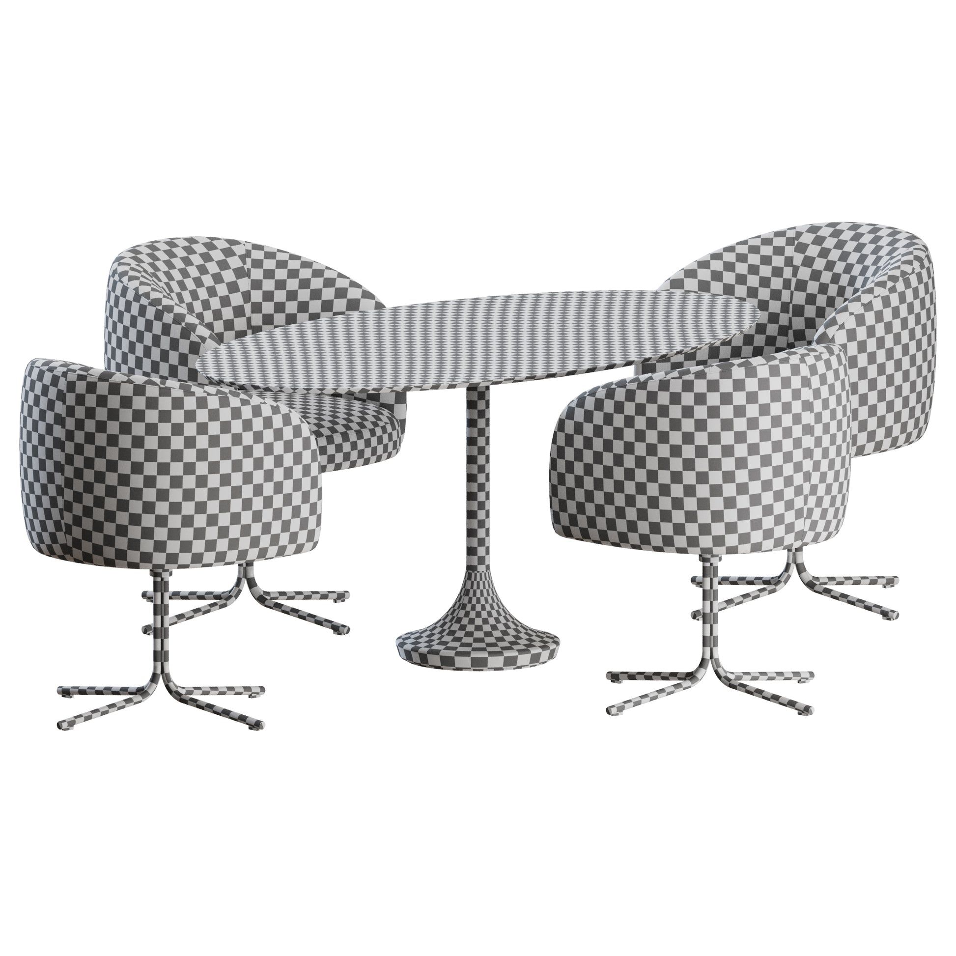 Dining Set by Olivo 3D Model