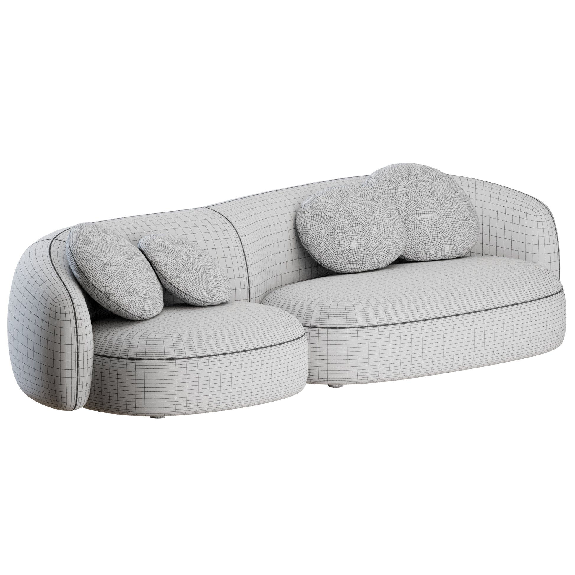 Divano Sofa by Nature Design 3D Model