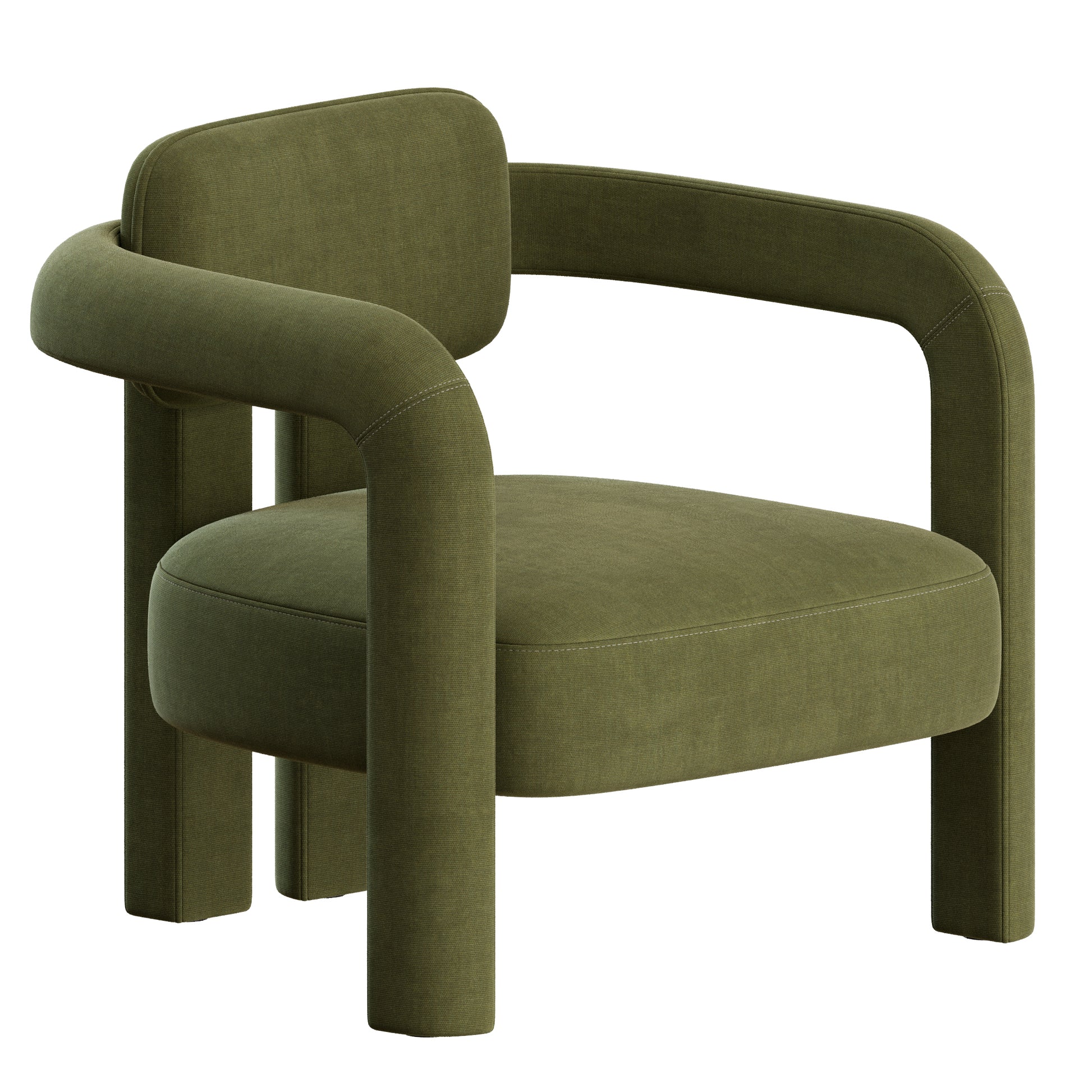 Double Arch Armchair by Insidherland 3D Model