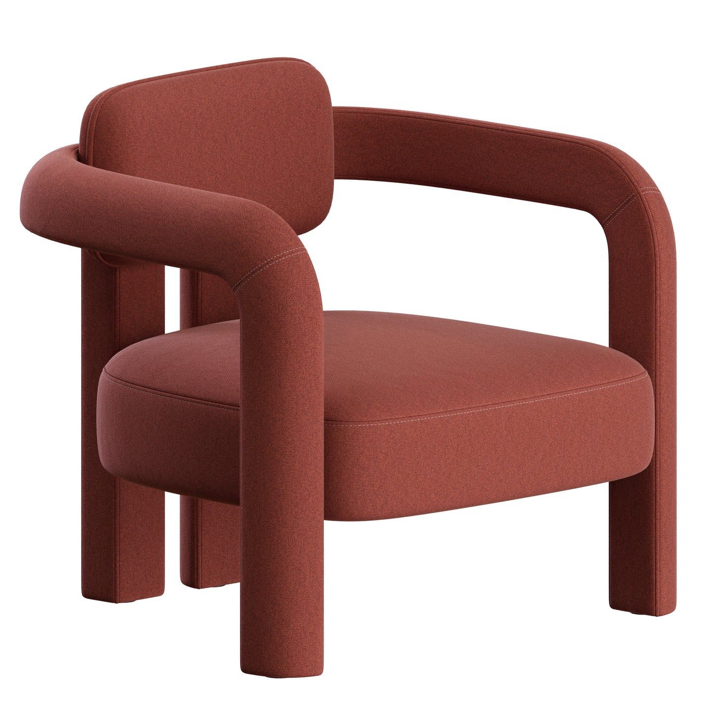 Double Arch Armchair by Insidherland 3D Model