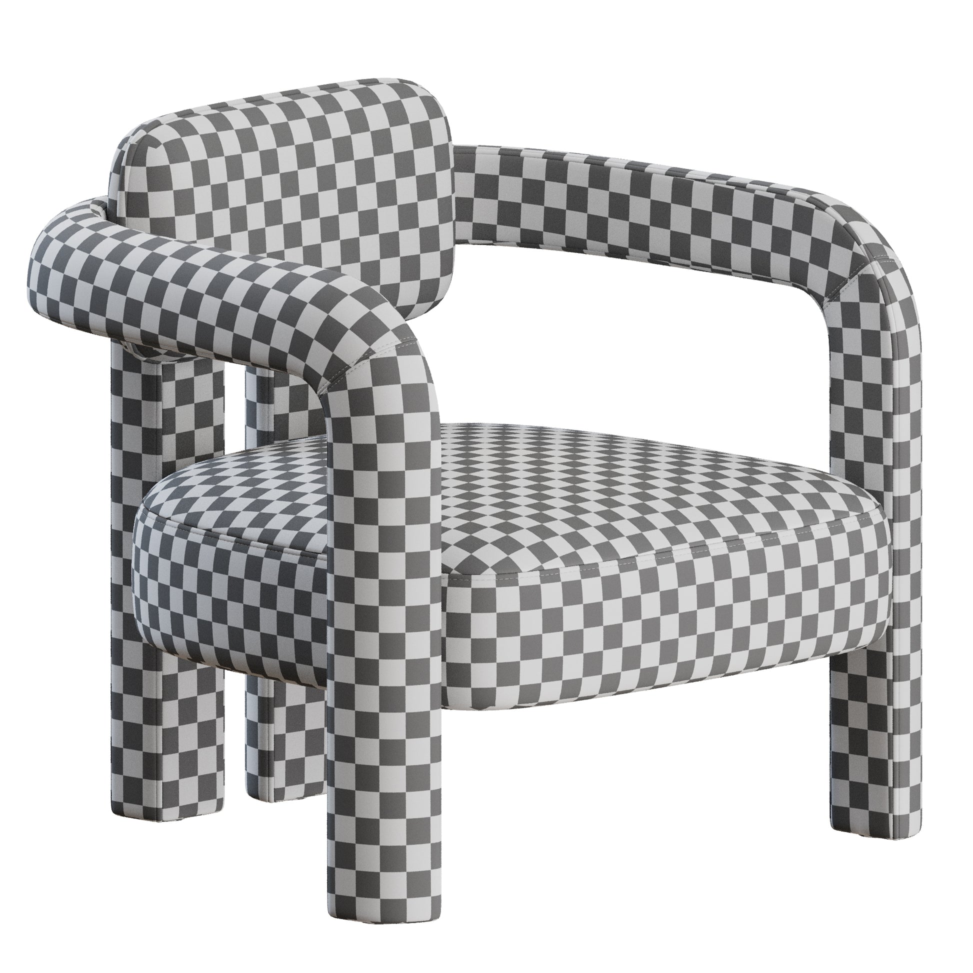 Double Arch Armchair by Insidherland 3D Model