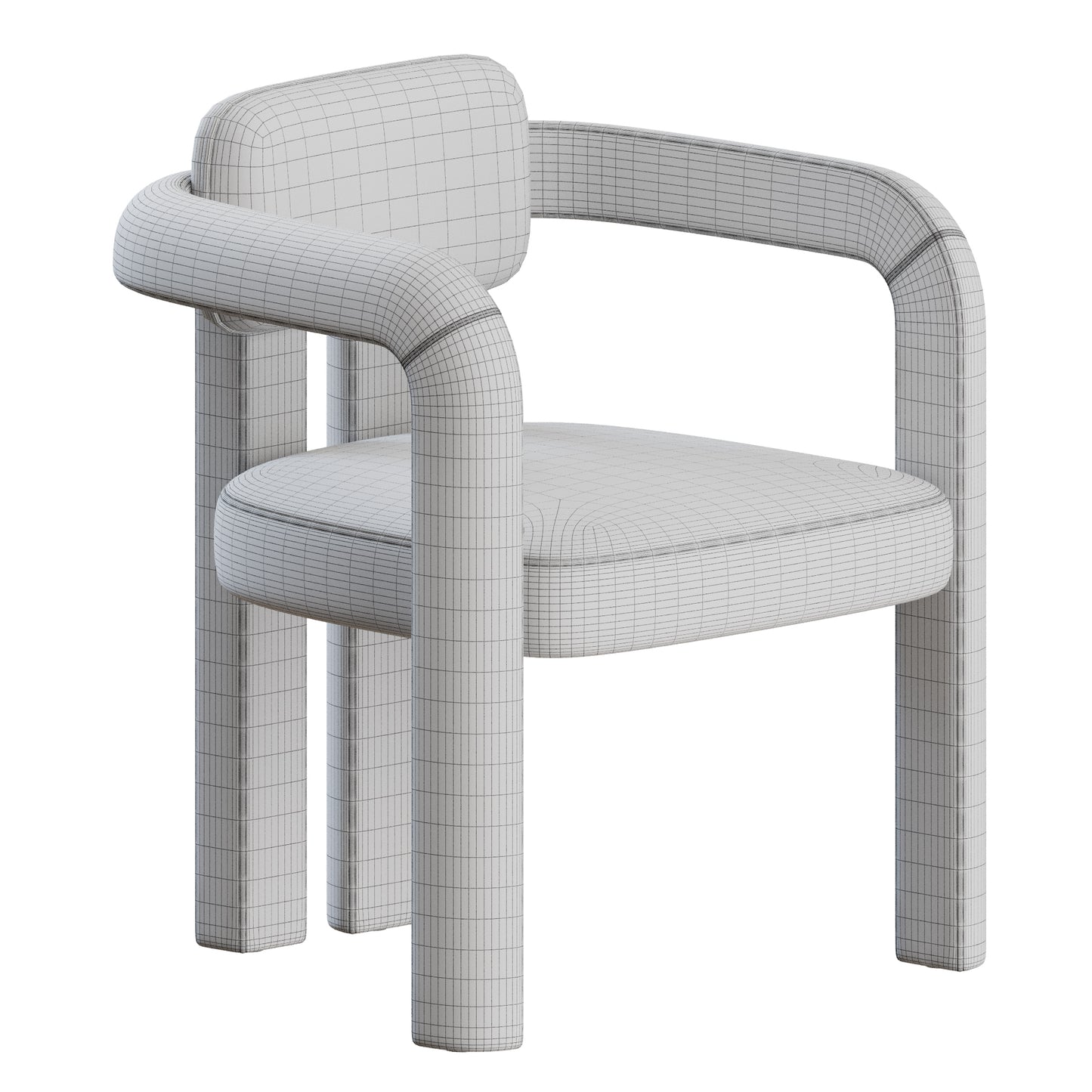 Double Arch Chair by Insidherland 3D Model