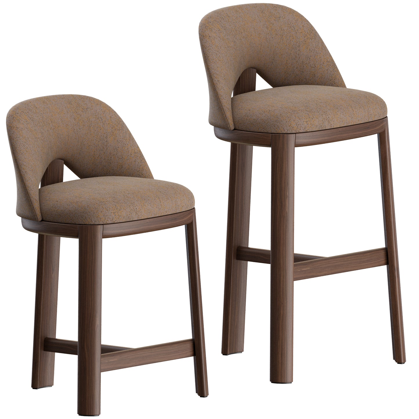 Dune Counter and Stool by Pierre Frey 3D Model