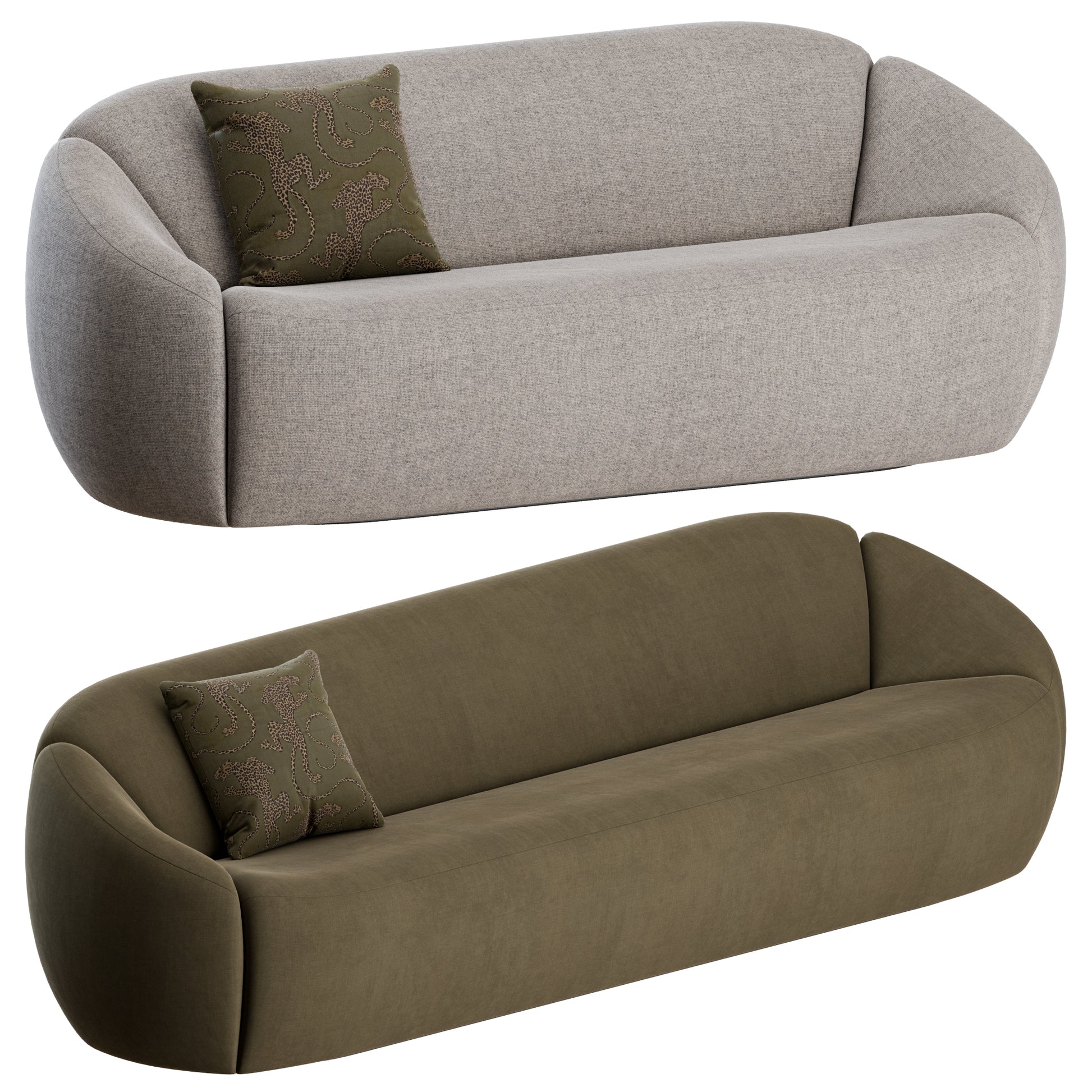 Dune Sofa by Daniel Boddam 3D Model