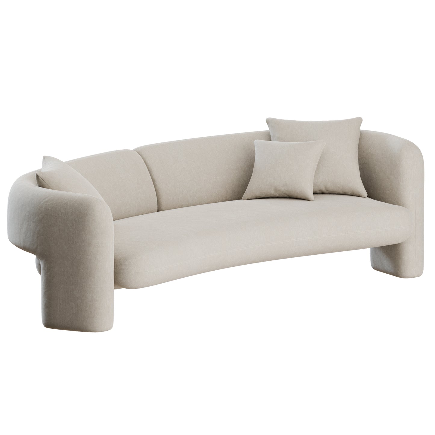 Emma Curved Sofa by Giulio Marelli 3D Model