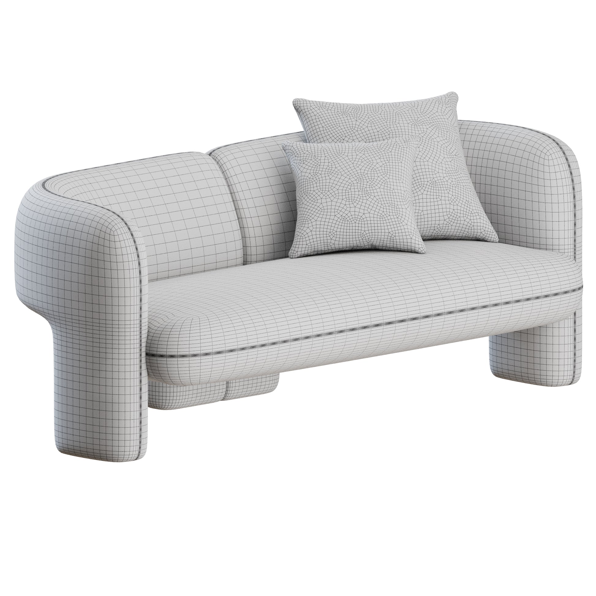 Emma Sofa by Giulio Marelli 3D Model