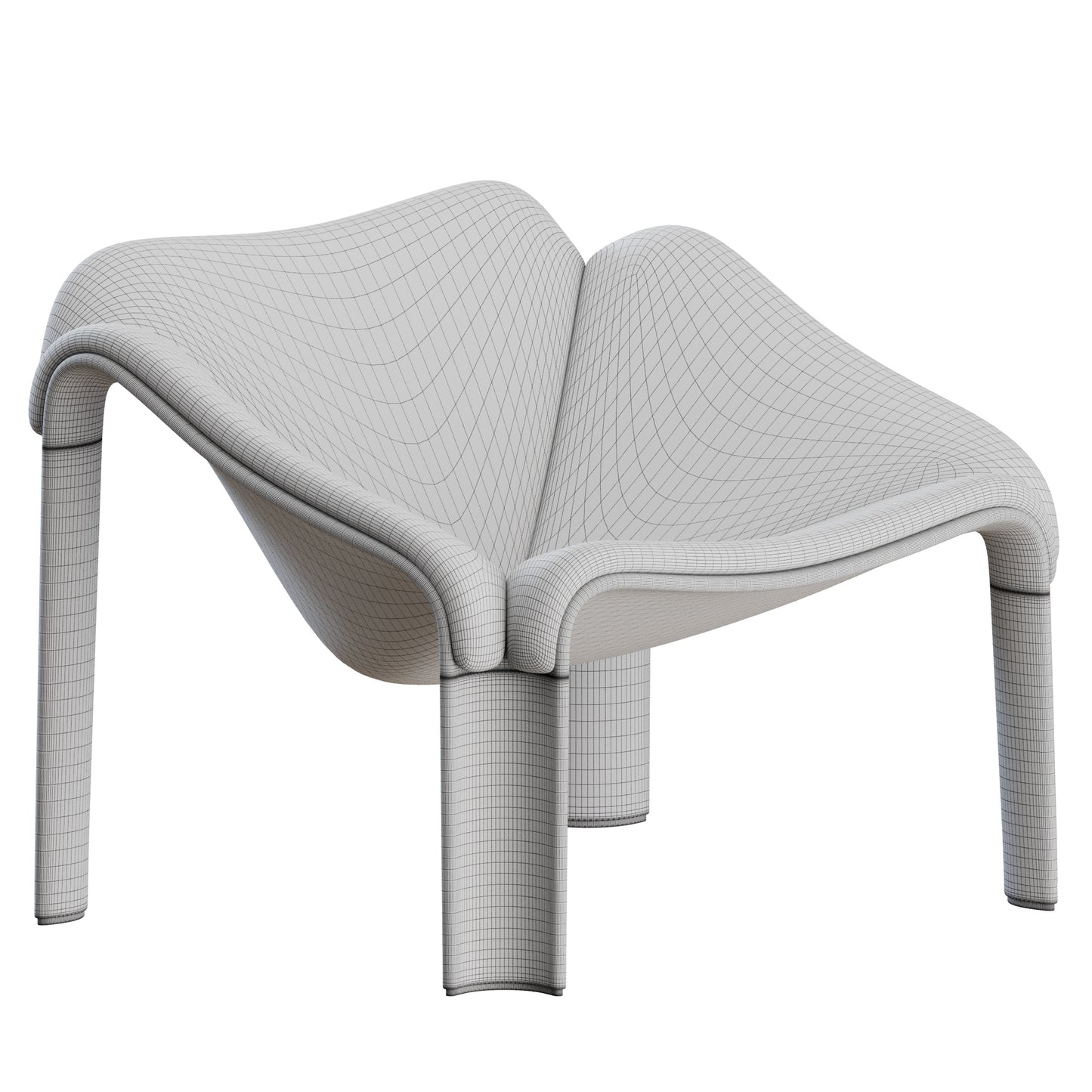 F300 Lounge Chair Mole by Gubi 3D Model