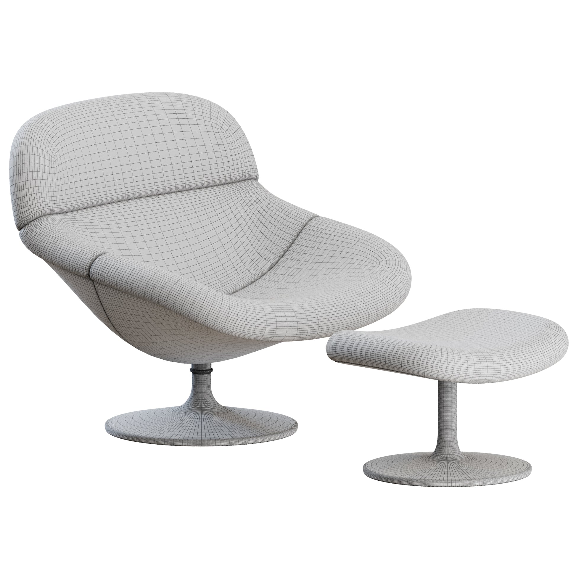 F518 Armchair by Artifort 3D Model