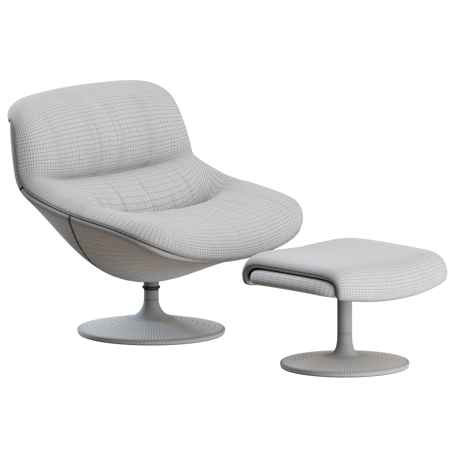 F522 Armchair by Artifort 3D Model