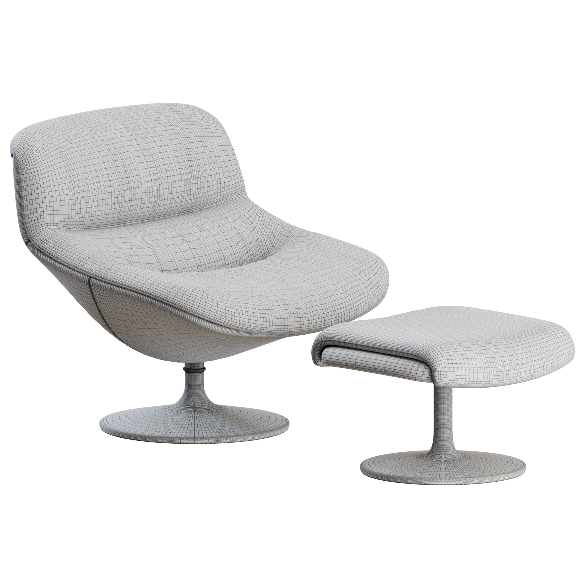 F522 Armchair by Artifort 3D Model