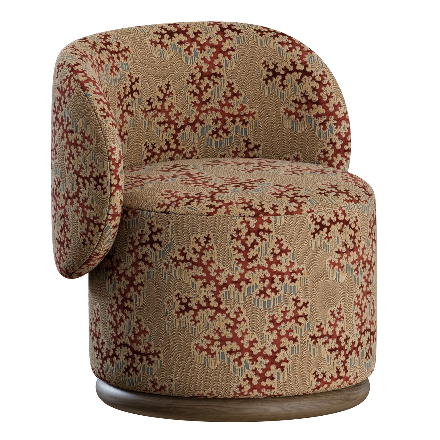 Finn Swivel Lounge Chair by Parc 3D Model